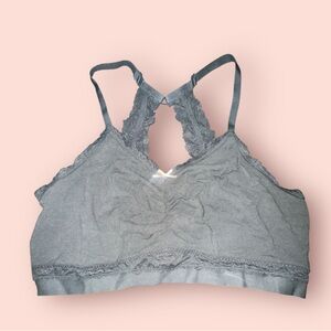 Cacique Charcoal Lace Bralette